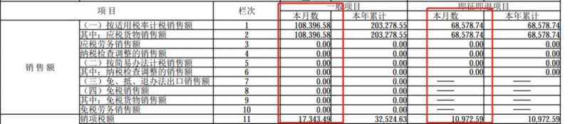 增值税申报第四弹！一般纳税人申报表附表一，即征即退申报