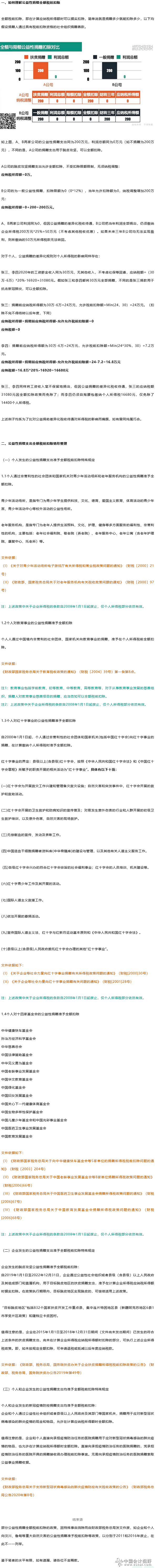 公益性捐赠全额税前扣除政策全面梳理