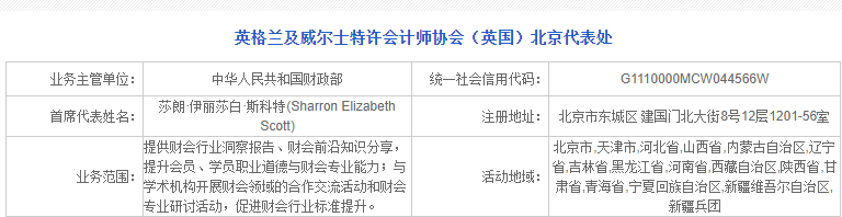又一家境外会计类协会依法完成NGO登记
