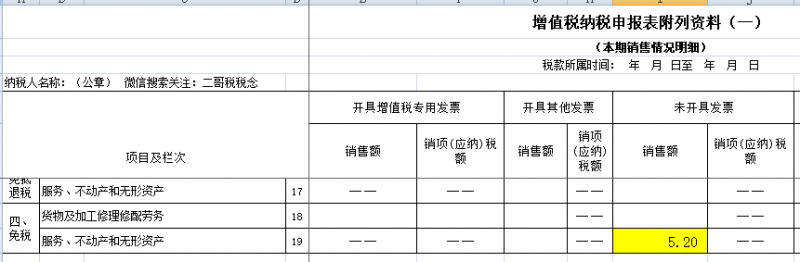 发票知识第七弹!一张发票怎么既有免税也有简易计税?